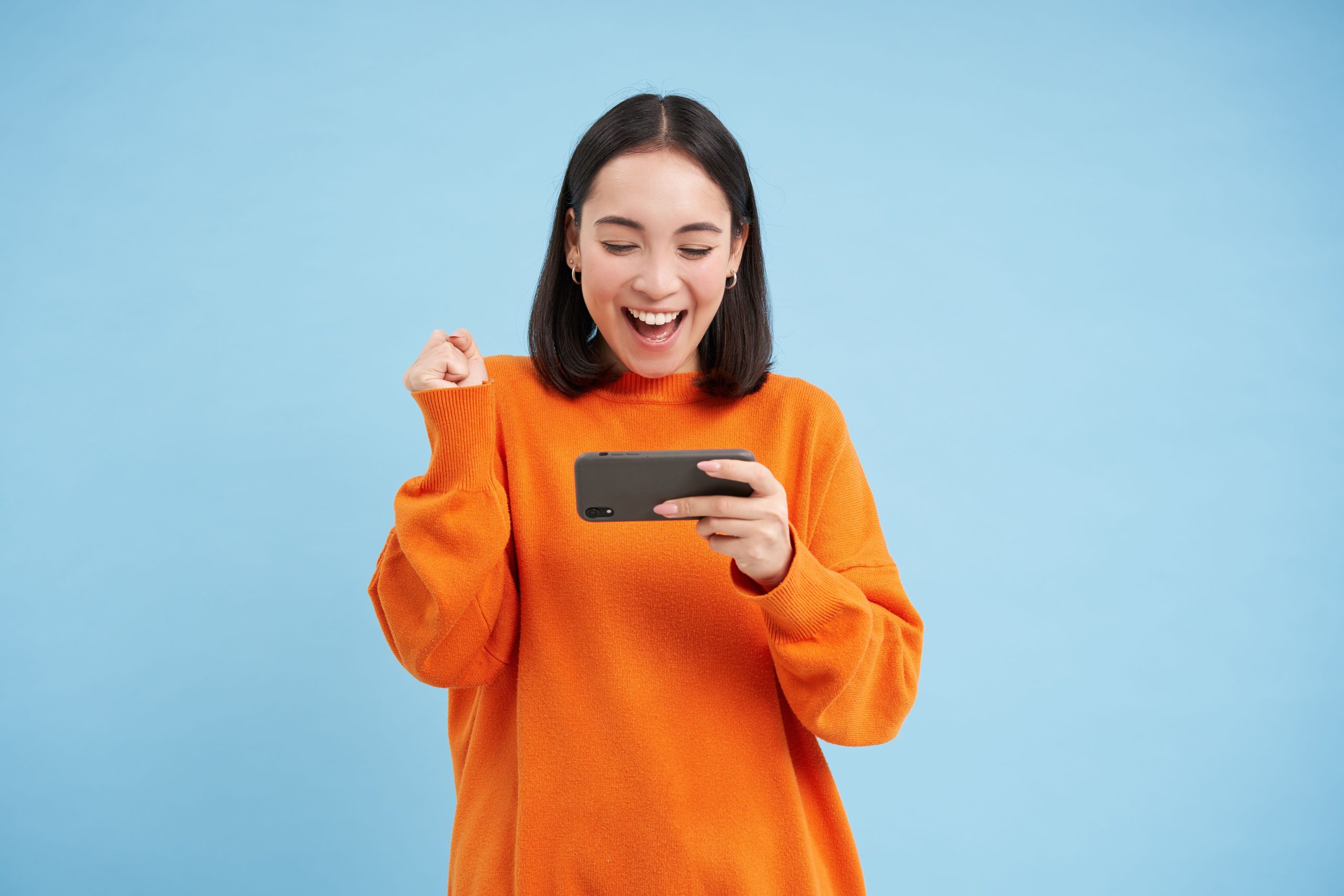 Ilustrasi bermain gadget