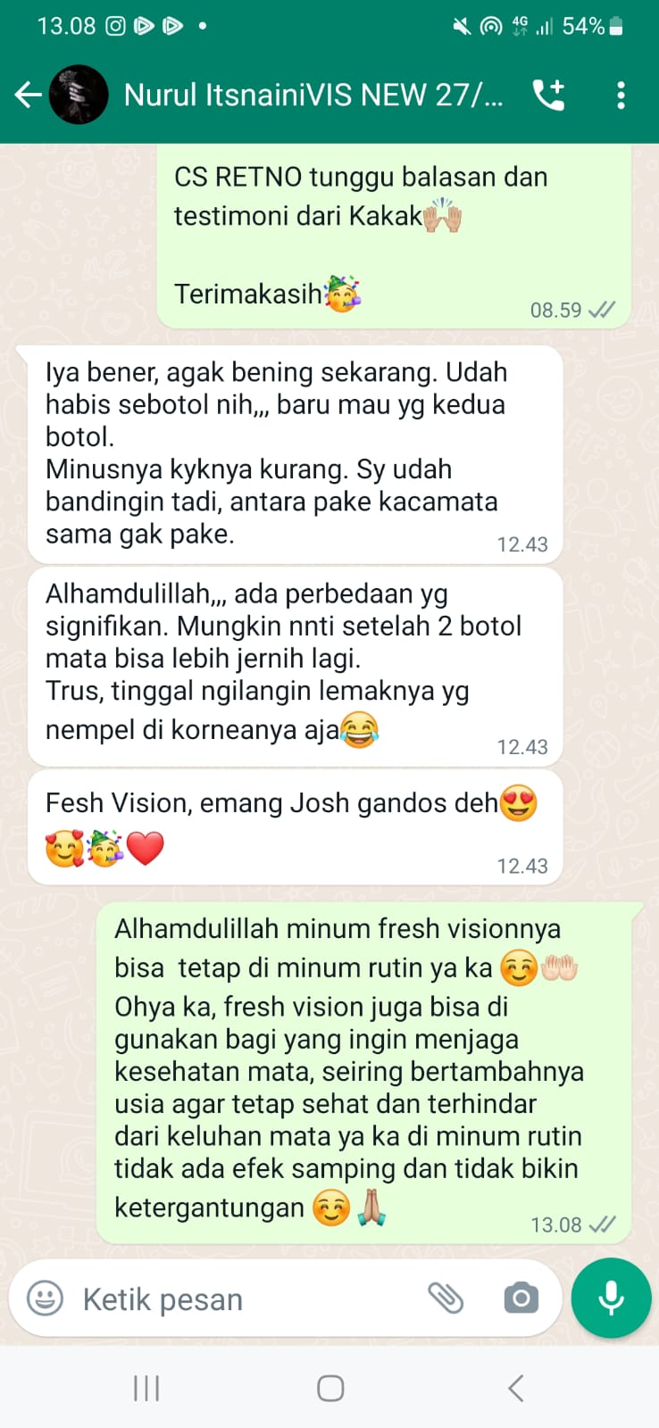 Testimoni dari kak Nurul